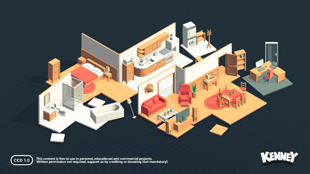 Furniture Kit - a free asset pack to build games with GDevelop | GDevelop