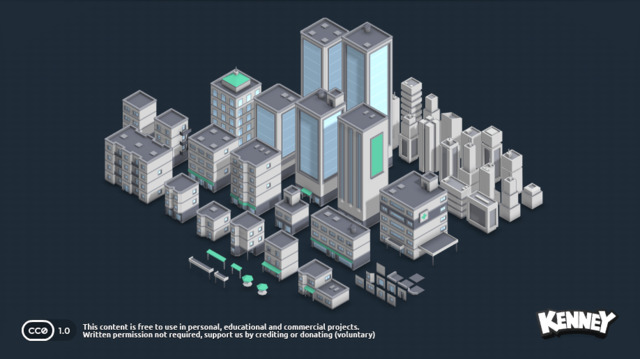 City Kit (Commercial) - a free asset pack to build games with GDevelop ...